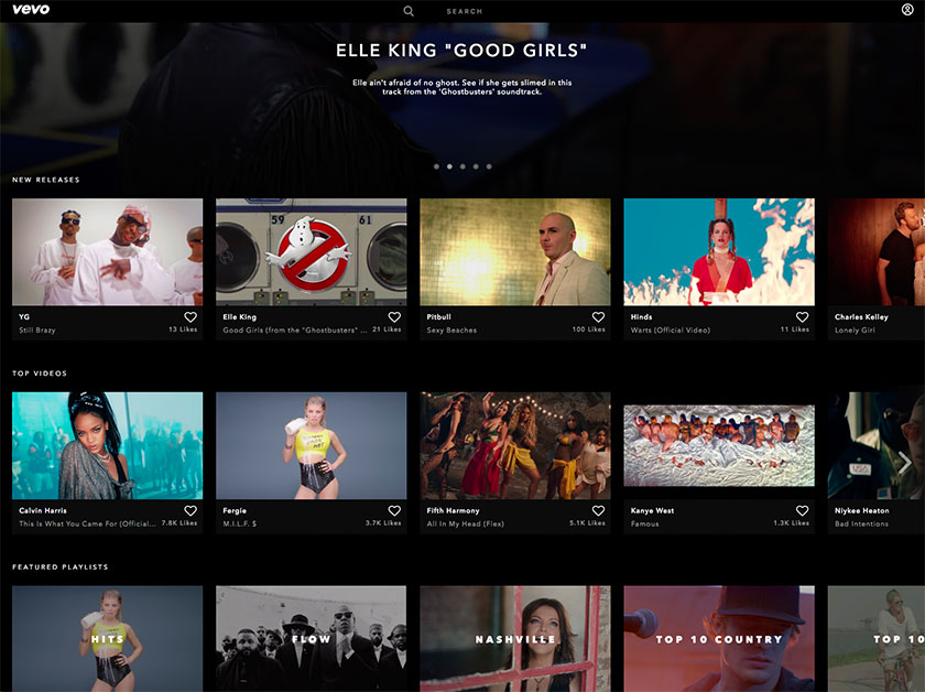 VEVO Website